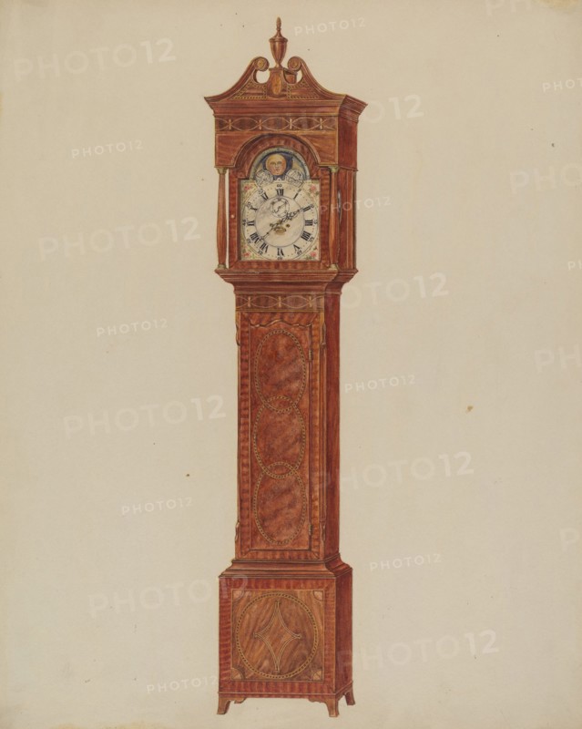 Grandfather Clock (Timepiece), c. 1937.
