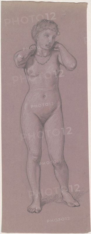 Female Nude with Necklace, 1870s-1880s.