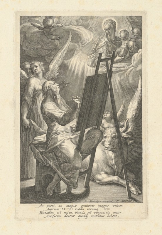 Saint Luke Painting the Virgin, 1580s?.