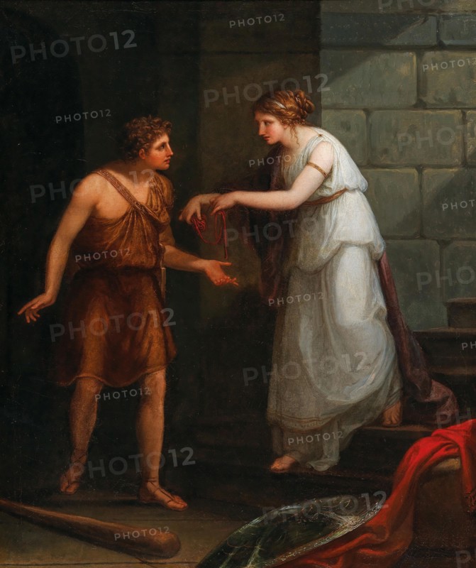 Theseus and Ariadne. Private Collection.