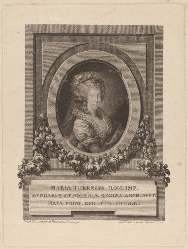 Marie-Thérèse, Holy Roman Empress, 1792.