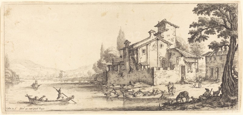 The Walk by the Water, probably c. 1630.