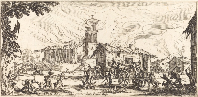 Ravaging and Burning a Village, c. 1633.