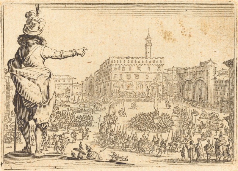 Piazza della Signoria, Florence, c. 1622.