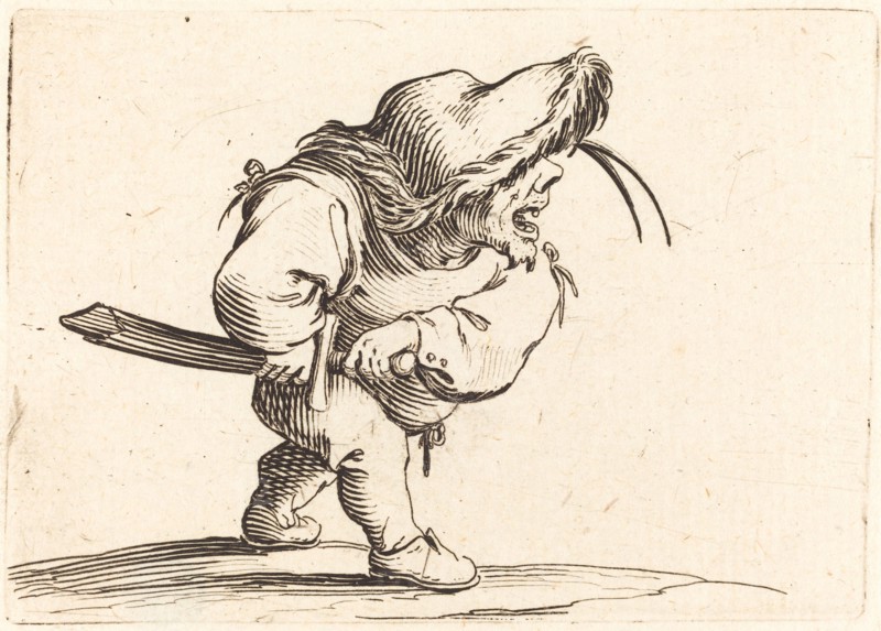 Man Preparing to Draw his Sword, c. 1622.