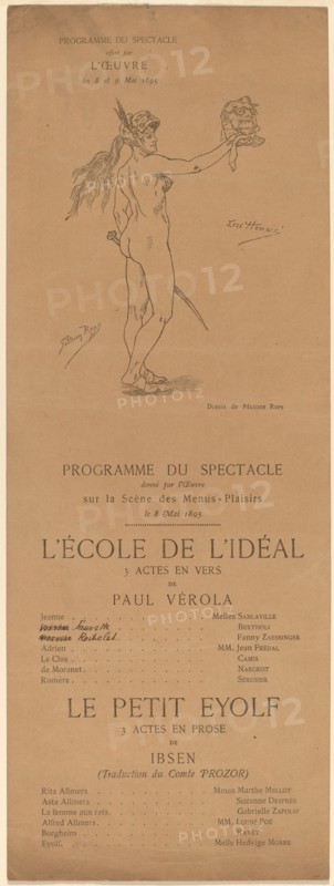 L'Ecole de l'idéal; Le Petit Eyolf, 1895.