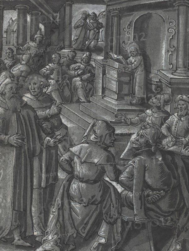 Christ Healing the Lame [verso], c. 1600.