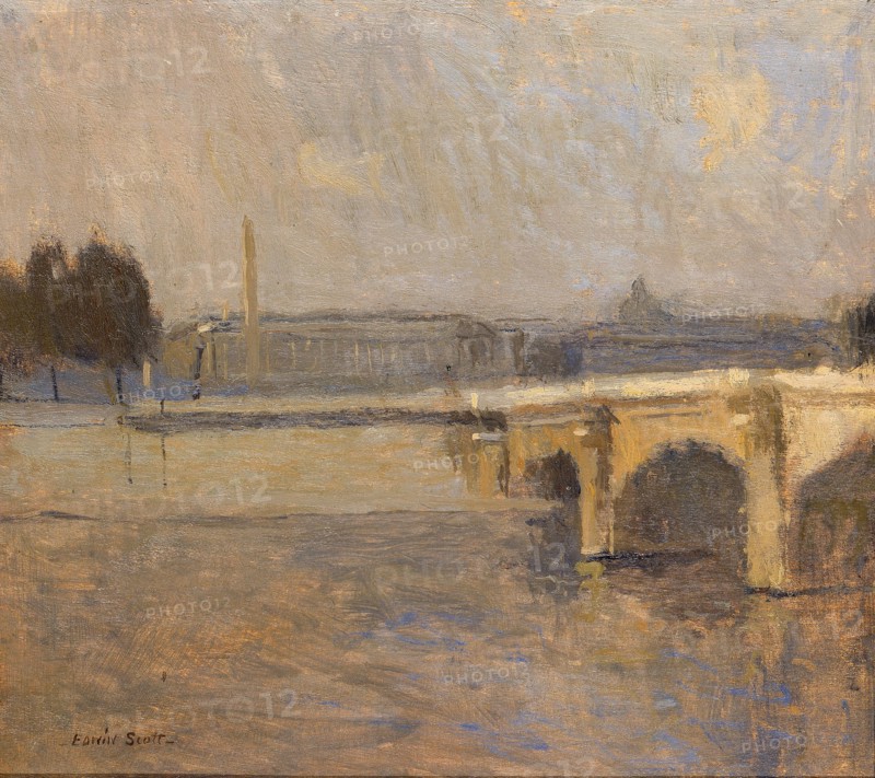 Seine at Paris, Pont de la Concorde, n.d.