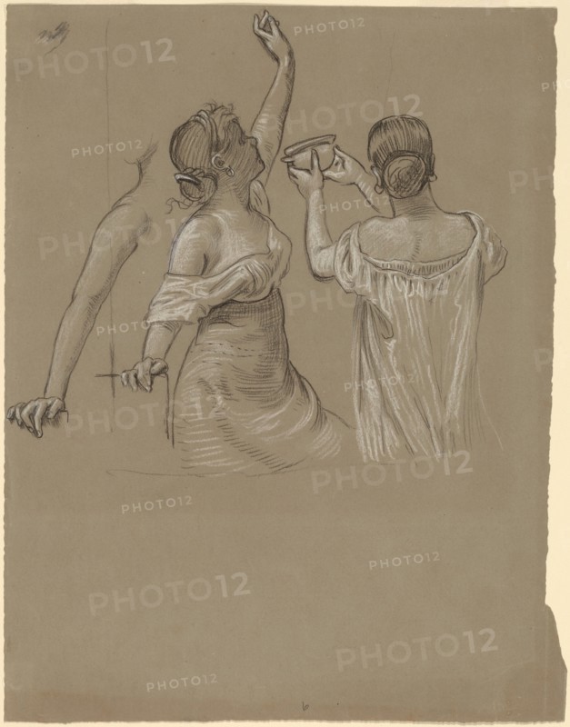 Dionysian Revelers, mid-late 19th century.