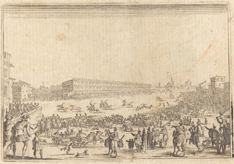 Piazza Presso alla Porta al Prato, c. 1622.