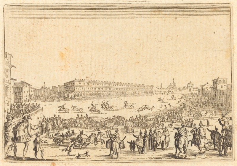 Piazza Presso alla Porta al Prato, c. 1622.