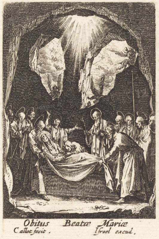 The Burial of the Virgin, in or after 1630.