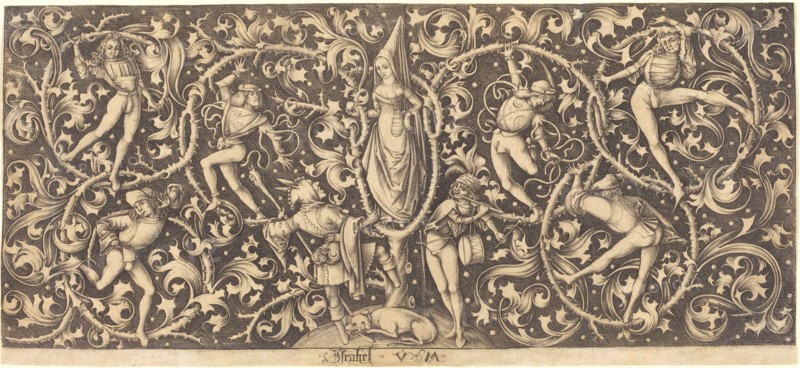 Ornament with Morris Dancers, c. 1490/1500.