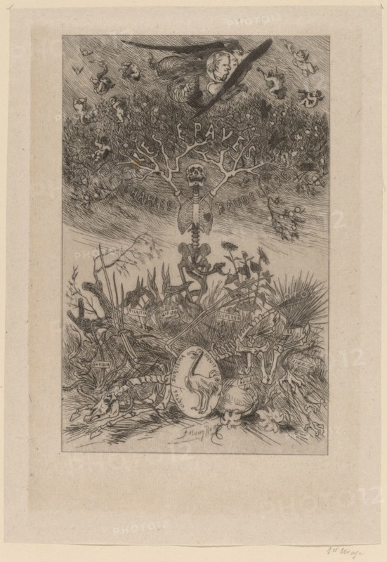 Frontispiece: The Waifs (Les Epaves), 1868.
