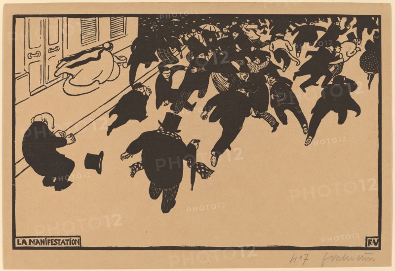 La Manifestation (The Demonstration), 1893.