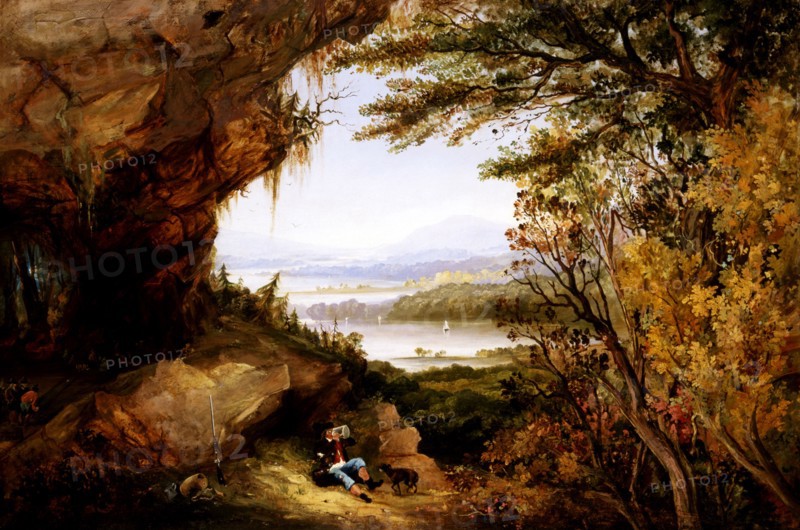 Scene on the Hudson (Rip Van Winkle), 1845.
