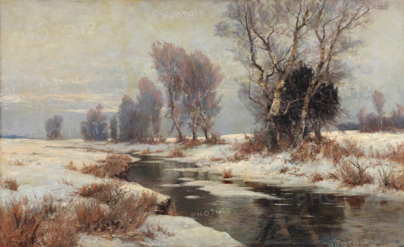 Spring landscape, 1890s. Private Collection.