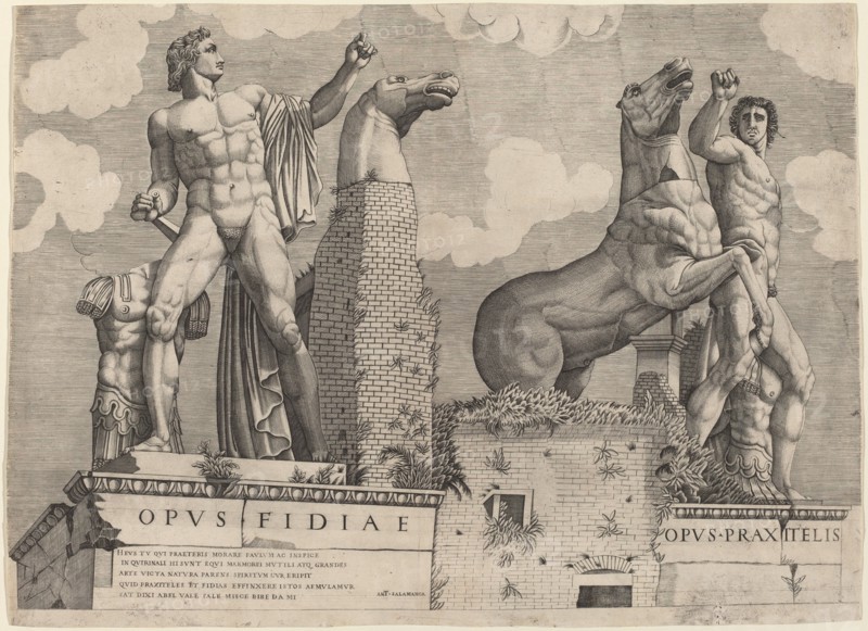 Opus Filiae... Opus Praxitelis, before 1546.