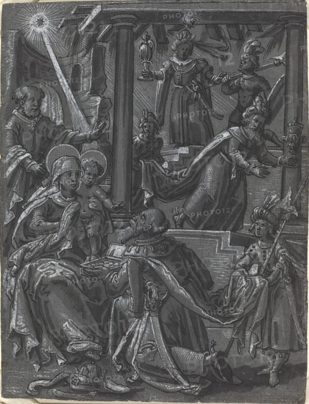The Adoration of the Kings [recto], c. 1600.