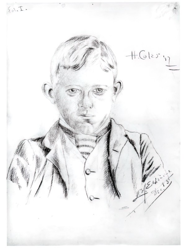 Portrait of Howard L. Coles, December, 1883.
