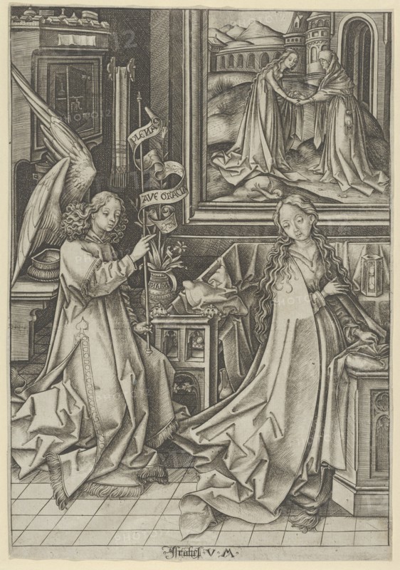 The Annunciation, from The Life of the Virgin.