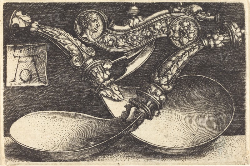 Designs for Two Spoons and a Dog Whistle, 1539.