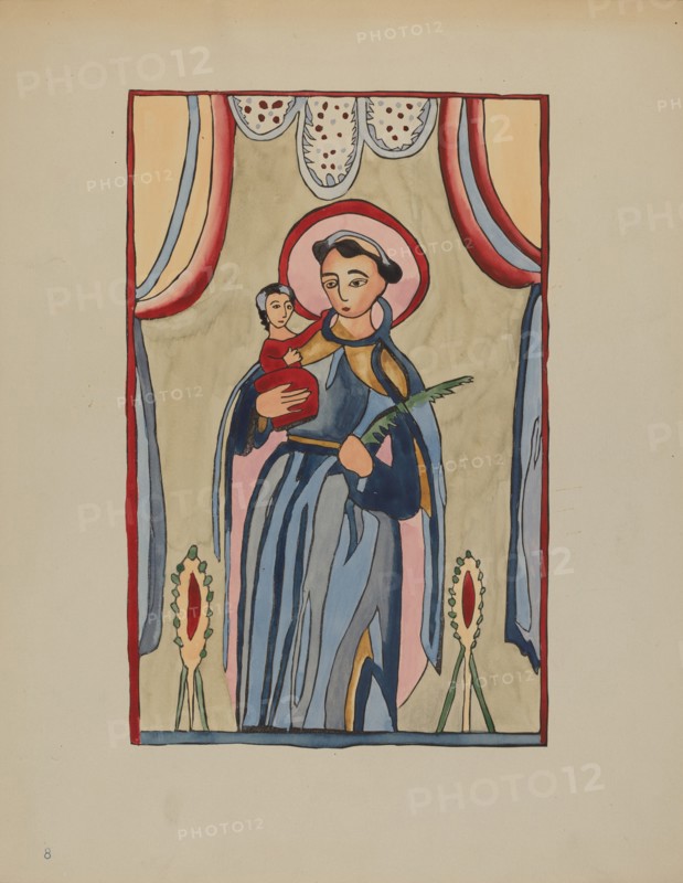 Panel from Altar Piece of San Antonio, c. 1936.