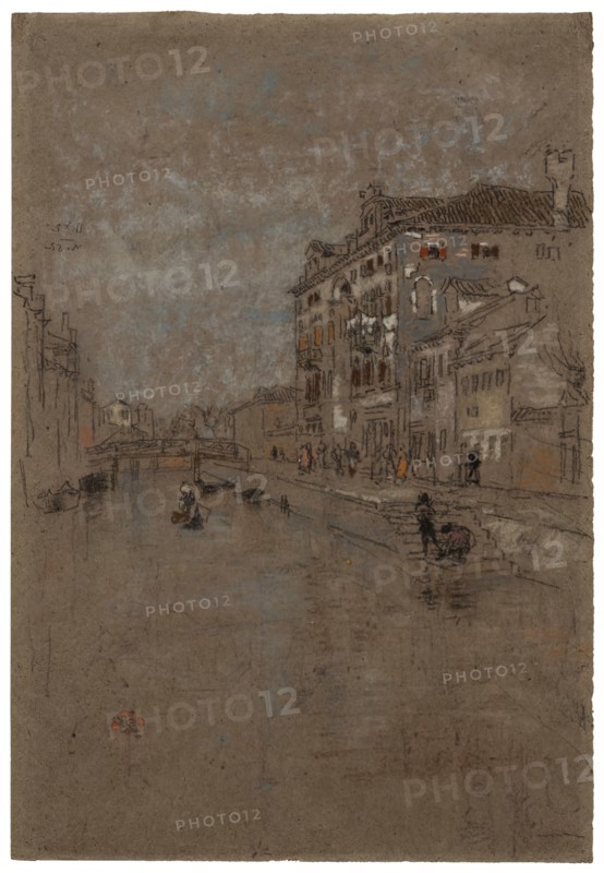 Canal in Venice (Tobacco Warehouse), 1879-1880.