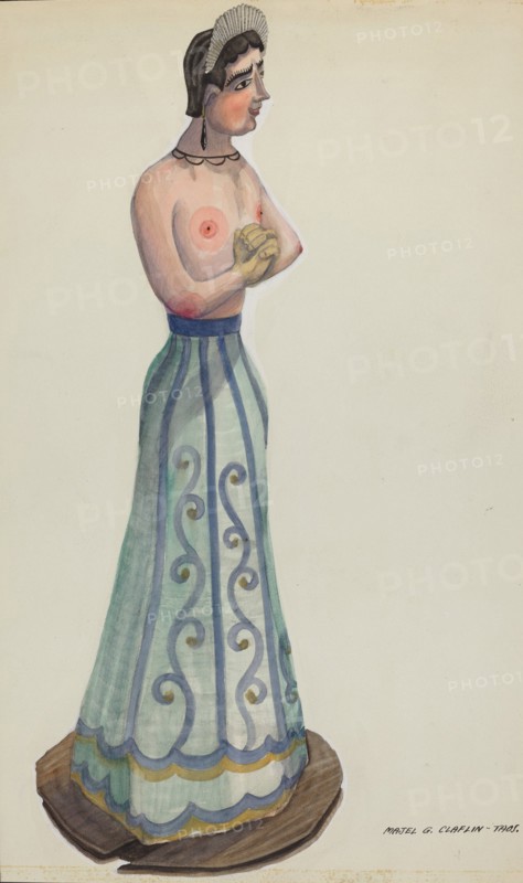 Santa (One of Eight Virgins) Side View, c. 1937.