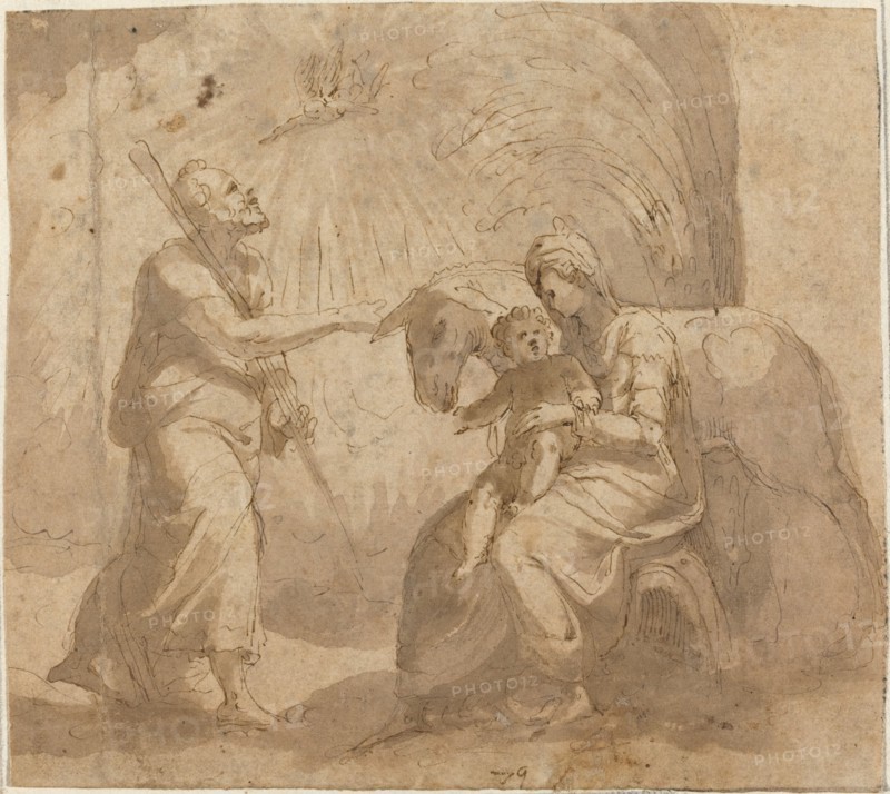 The Rest on the Flight into Egypt, 16th century.