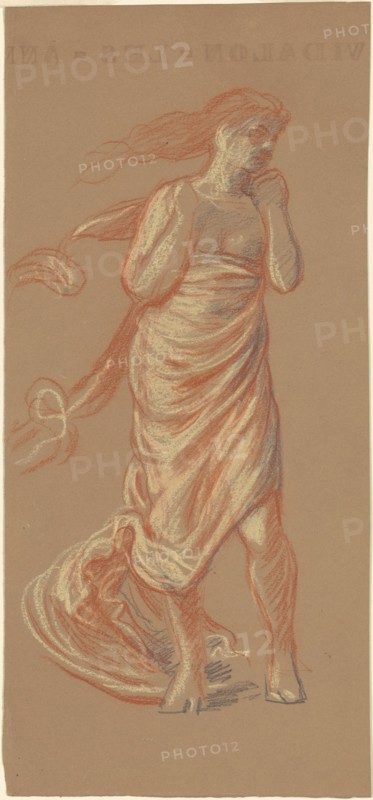 Study for "Greek Girls Bathing" [recto], c. 1872.