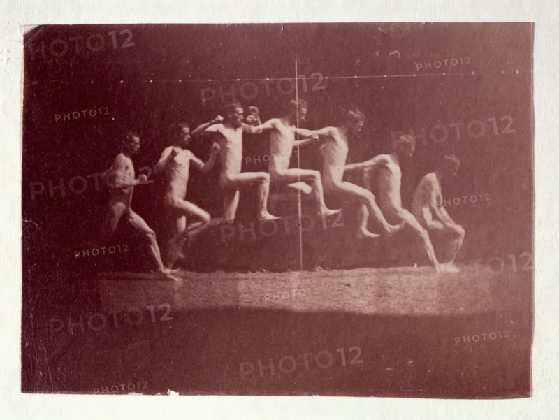 Marey Wheel Photographs of George Reynolds, 1884.