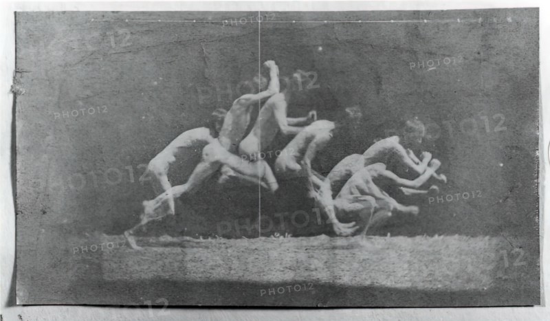 Marey Wheel Photographs of George Reynolds, 1884.