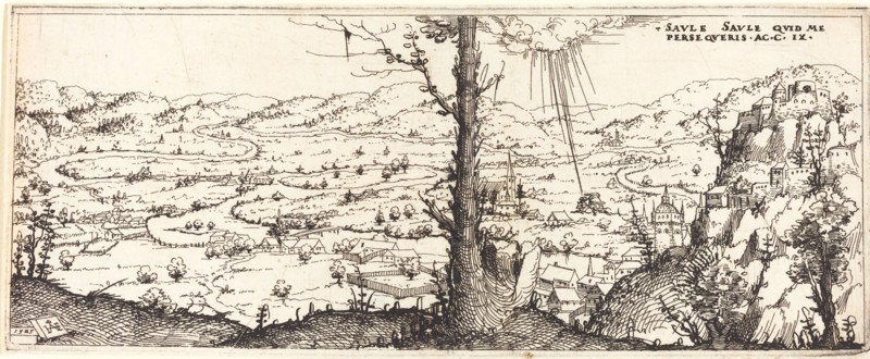 Landscape with the Conversion of Saint Paul, 1545.