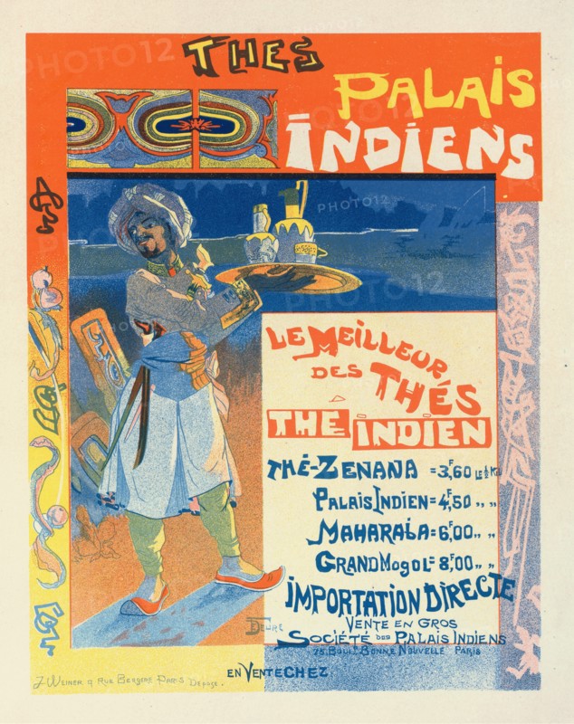 Thés du Palais Indien, c. 1900. Private Collection.