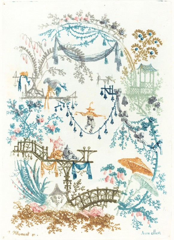 Chinese Arabesque with a Tightrope Walker, c. 1795.