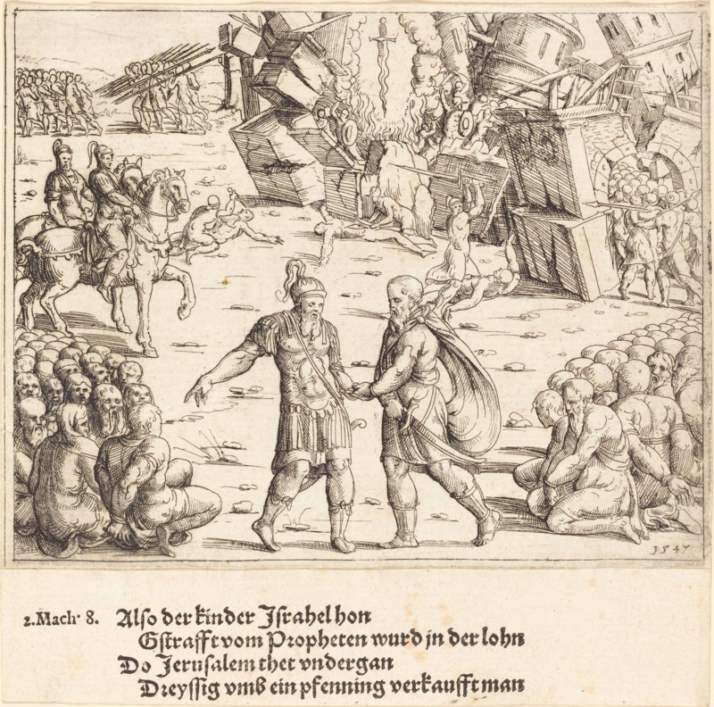 The Victory of Judas Maccabeus Over Niccanor, 1547.