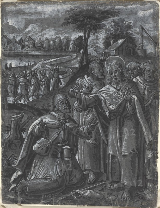 Christ Disputing with the Doctors [recto], c. 1600.