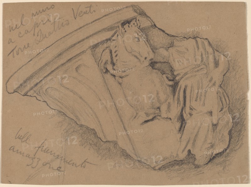 Sketch of a Fragment from a Wall in Capri, c. 1897.