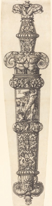 Design for a Dagger Sheath with Cain and Abel, 1539.