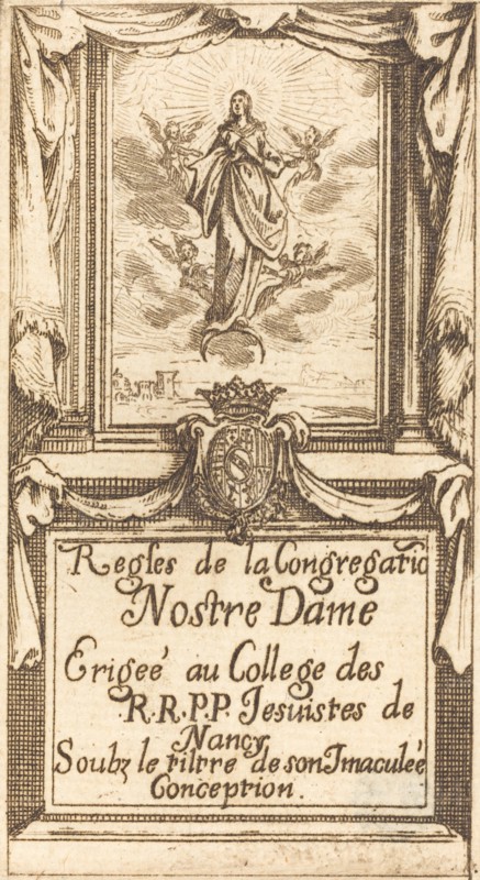 Frontispiece for The Rules of the Order of Our Lady.