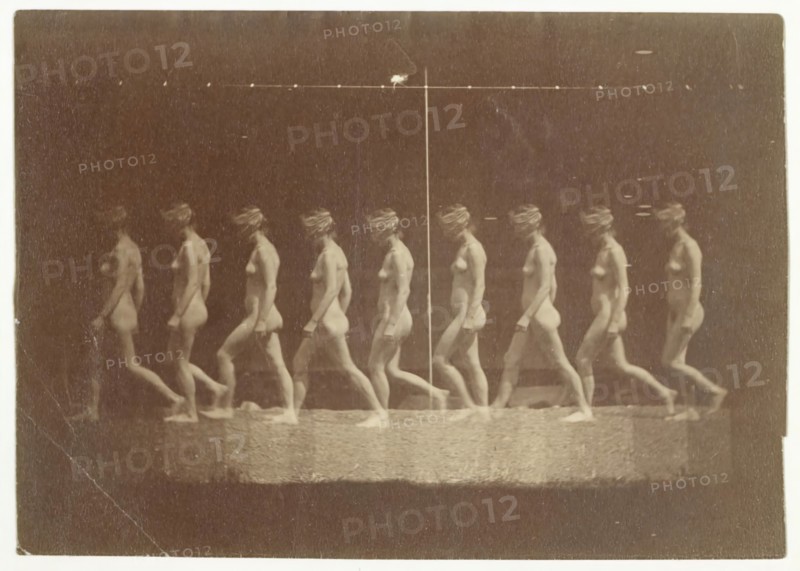 Marey Wheel Photographs of Unidentified Model, 1884.
