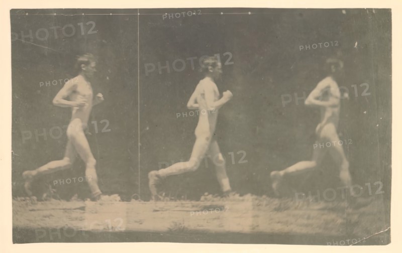 Marey Wheel Photographs of Unidentified Model, 1884.