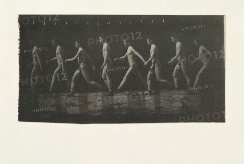 Marey Wheel Photographs of Unidentified Model, 1884.