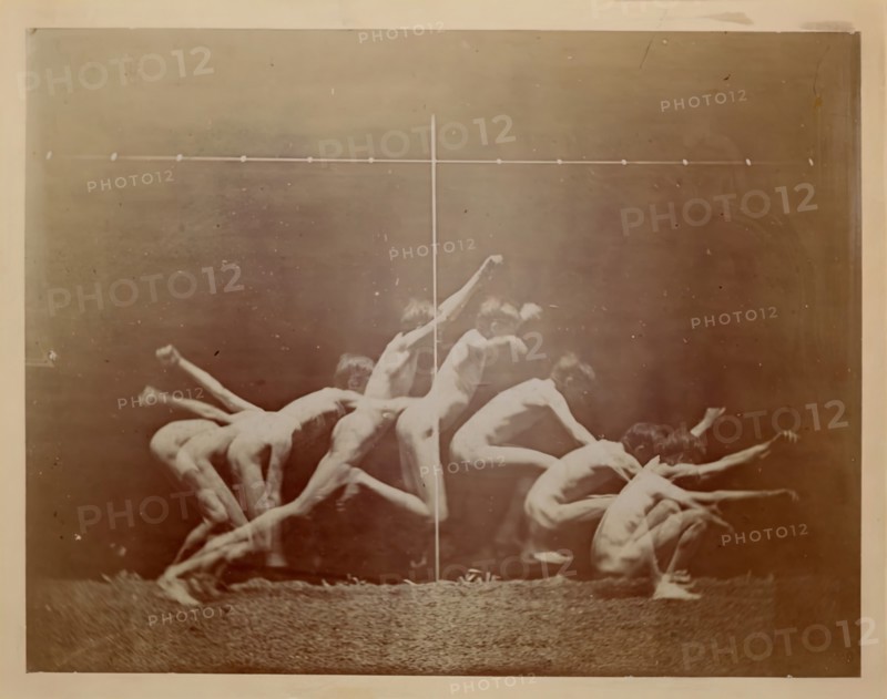 Marey Wheel Photographs of Unidentified Model, 1884.
