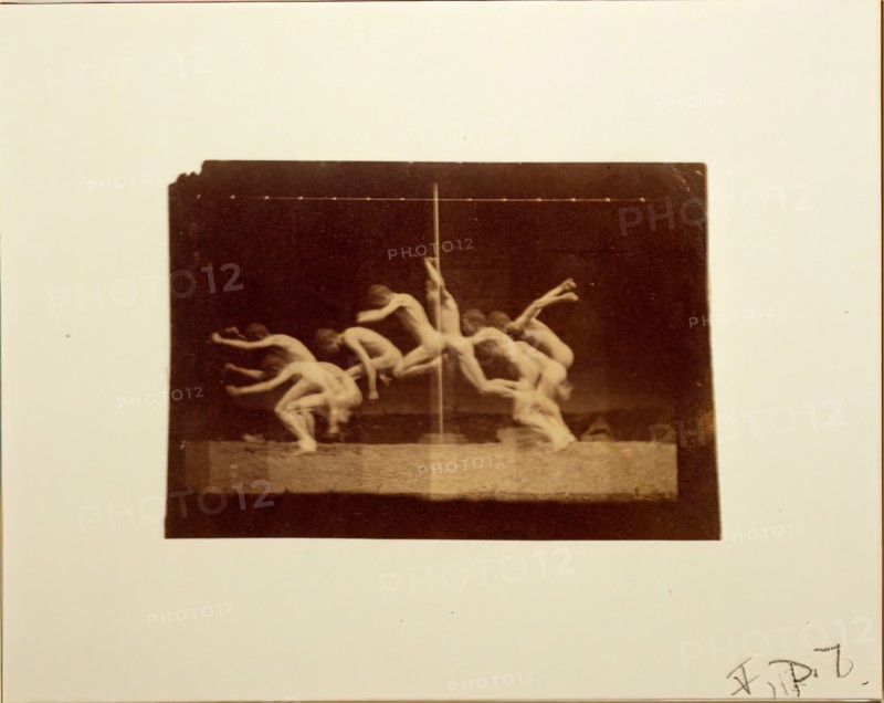 Marey Wheel Photographs of Unidentified Model, 1884.