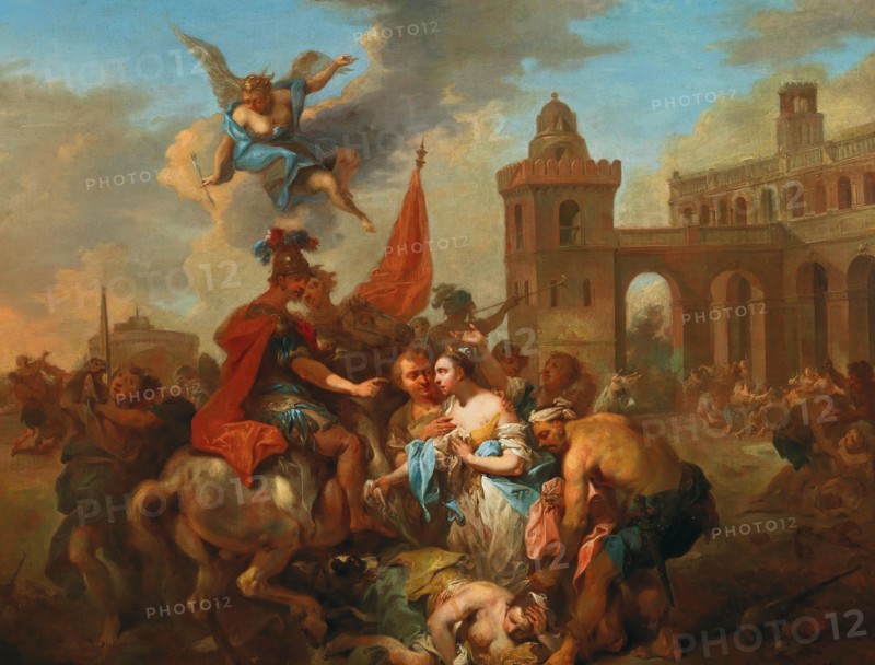 Romulus and Hersilia , ca 1764-1765. Private Collection.