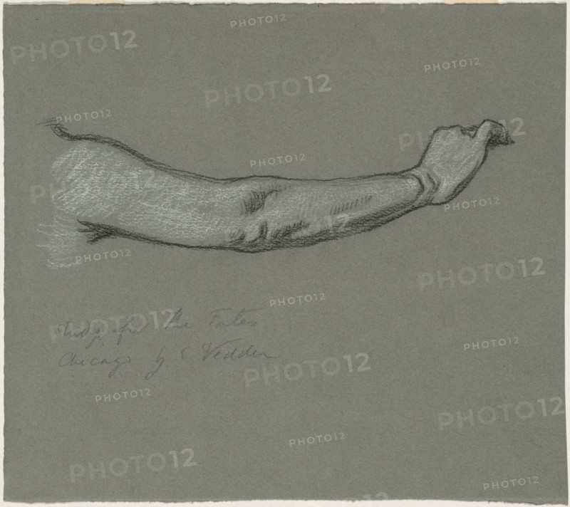 Study for "The Fates Gathering in the Stars", 1884-1887.