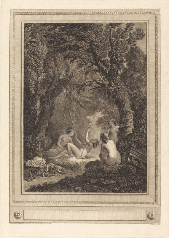 La balançoire mysterieuse, 1784. [The mysterious swing].