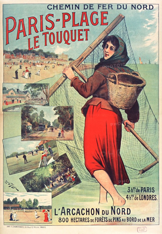 Le Touquet-Paris-Plage, c. 1900-1910. Private Collection.